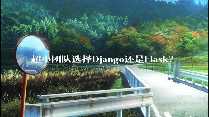 超小团队选择Django还是Flask?