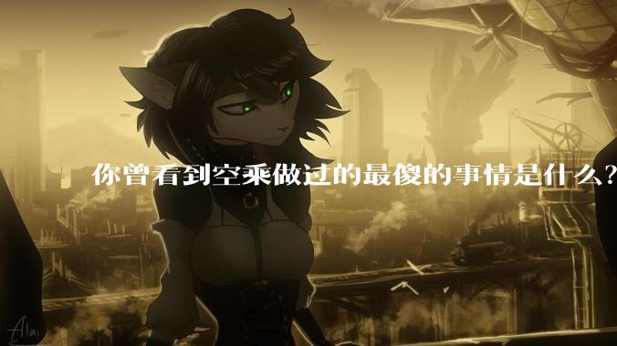 你曾看到空乘做过的最傻的事情是什么?