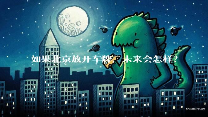 如果北京放开车牌,未来会怎样?