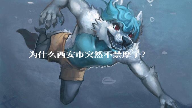 为什么西安市突然不禁摩了?